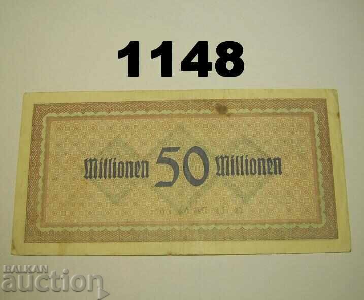 Κόμπλεντς 50 εκατομμύρια μάρκα 1923 Γερμανία με τιμή 5.00 BGN | € 2.56
