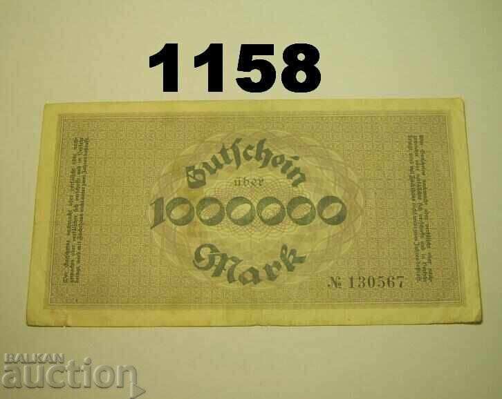 Auerbach i. Vogtl 1 milion mărci 1923 Germania cu preț 2.00 BGN | € 1.02 Auerbach i. Vogtl 1 milion mărci 1923 Germania cu preț 2.00 BGN | € 1.02