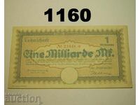 Gummersbach 1 miliard mărci 1923 Germania
