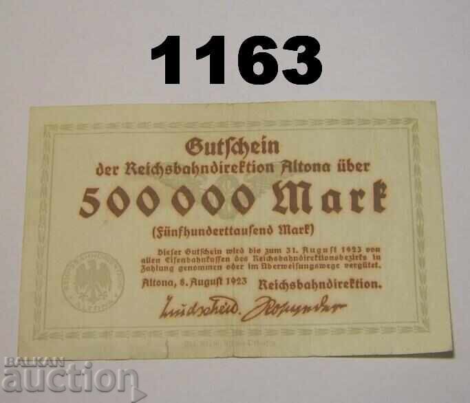 Altona 500.000 mărci 1923 Germania Altona 500.000 mărci 1923 Germania