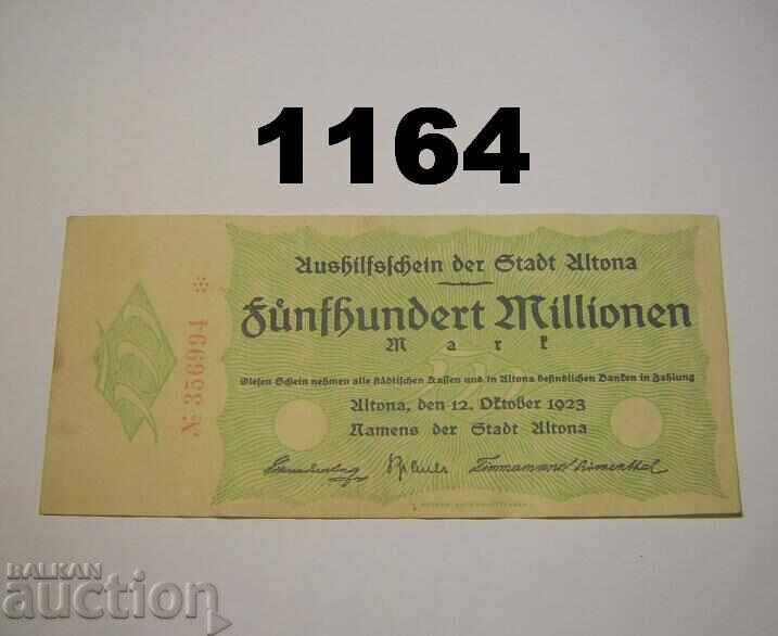 Αλτόνα 500 εκατομμύρια μάρκα 1923 Γερμανία