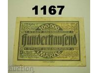 Ντίσελντορφ 100.000 μάρκα 1923 Γερμανία