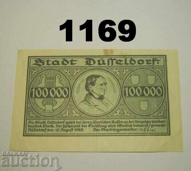 Düsseldorf 100.000 mărci 1923 Germania cu preț 2.00 BGN | € 1.02 Düsseldorf 100.000 mărci 1923 Germania cu preț 2.00 BGN | € 1.02