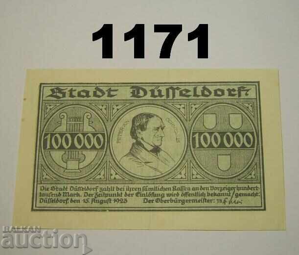 Düsseldorf 100,000 Mark 1923 Germany with price 3.00 BGN | € 1.53