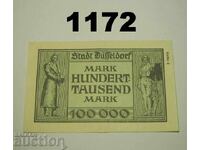 Ντίσελντορφ 100.000 μάρκα 1923 Γερμανία