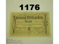 Δρέσδη 20 δισεκατομμύρια μάρκα 1923 Γερμανία