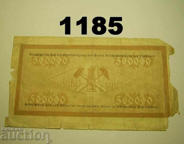 Recklinghausen and Buer 500,000 mark 1923 Germany with price 1.00 BGN | € 0.51
