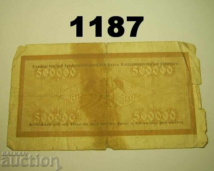 Ρέκλινγκχαουζεν και Μπουέρ 500.000 μάρκα 1923 Γερμανία με τιμή 1.00 BGN | € 0.51