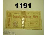 Κέτζινγκ 20 εκατομμύρια μάρκα 1923 Γερμανία