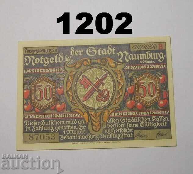 Naumburg 50 pfennig 1920 B Germania