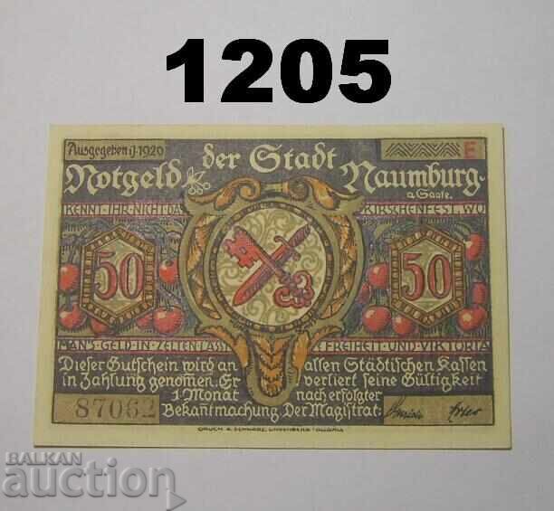 Naumburg 50 pfennig 1920 E Germany