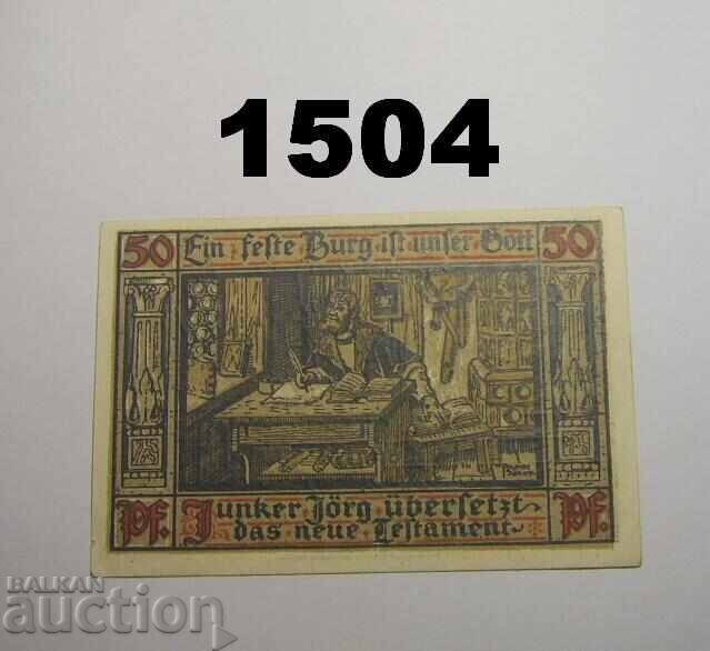 Eisenach 50 pfennig 1921 Germania cu preț 3.00 BGN | € 1.53