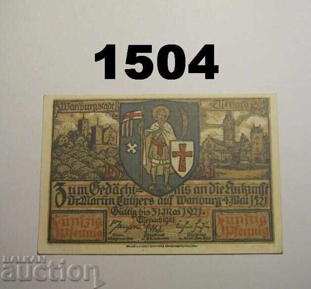 Eisenach 50 pfennig 1921 Germania