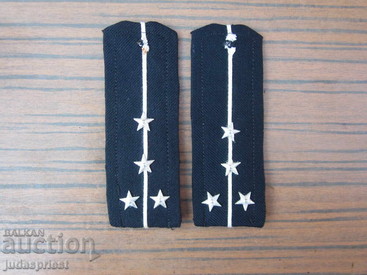 Epoleți militari navali bulgari, căpitan din perioada socialistă