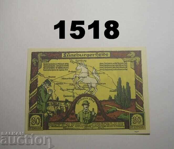 Soltau 80 pfennig 1921 Germania Soltau 80 pfennig 1921 Germania