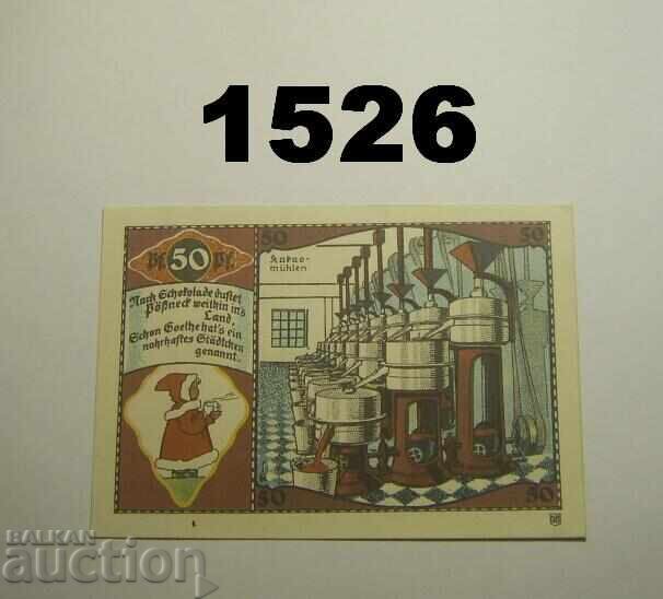 Pößneck 50 pfennig 1921 Germany with price 2.50 BGN | € 1.28