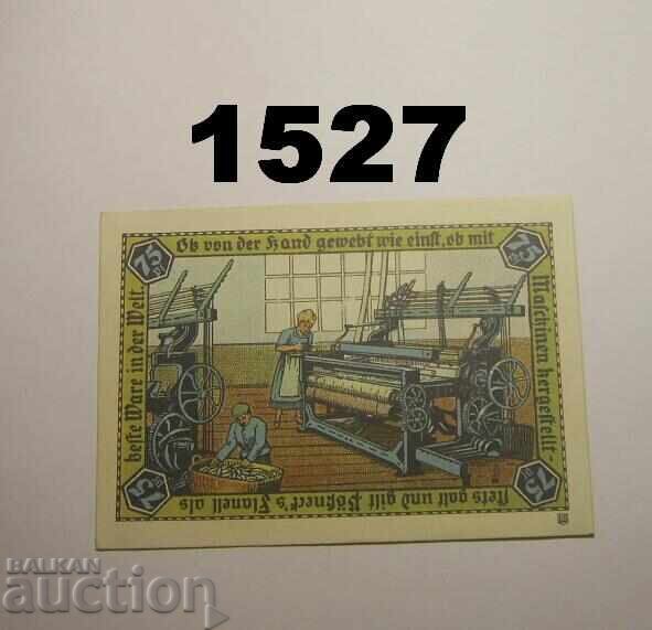 Pößneck 75 pfennig 1921 Germany with price 3.00 BGN | € 1.53