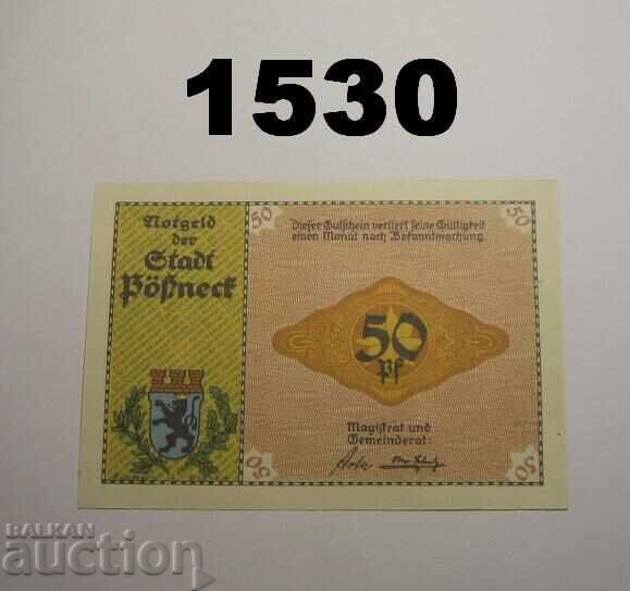 Pößneck 50 pfennig 1921 Германия
