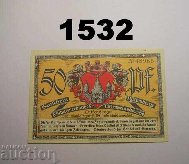 Wittenberge 50 pfennig 1921 Germany