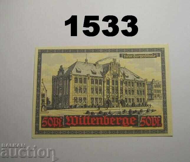 Βίτενμπεργκε 50 πφέννιχ 1921 Γερμανία με τιμή 3.00 BGN | € 1.53