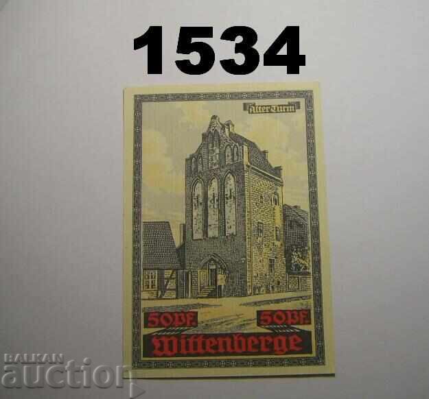 Βίτενμπεργκε 50 πφέννιχ 1921 Γερμανία με τιμή 3.00 BGN | € 1.53