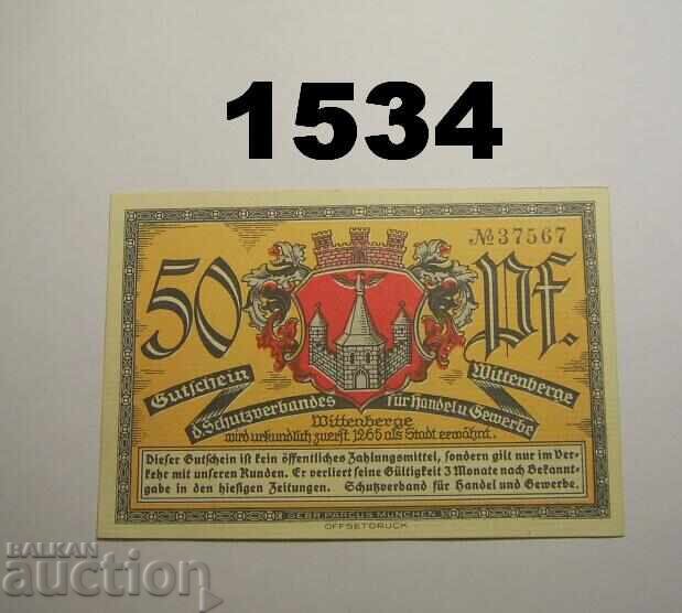 Βίτενμπεργκε 50 πφέννιχ 1921 Γερμανία