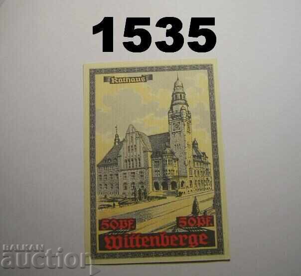Βίτενμπεργκε 50 πφέννιχ 1921 Γερμανία με τιμή 3.00 BGN | € 1.53