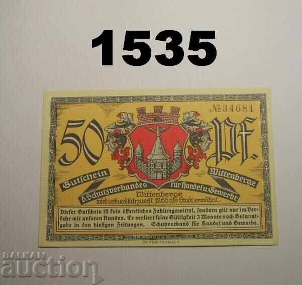 Βίτενμπεργκε 50 πφέννιχ 1921 Γερμανία