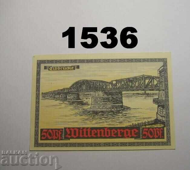 Βίτενμπεργκε 50 πφέννιχ 1921 Γερμανία με τιμή 3.00 BGN | € 1.53