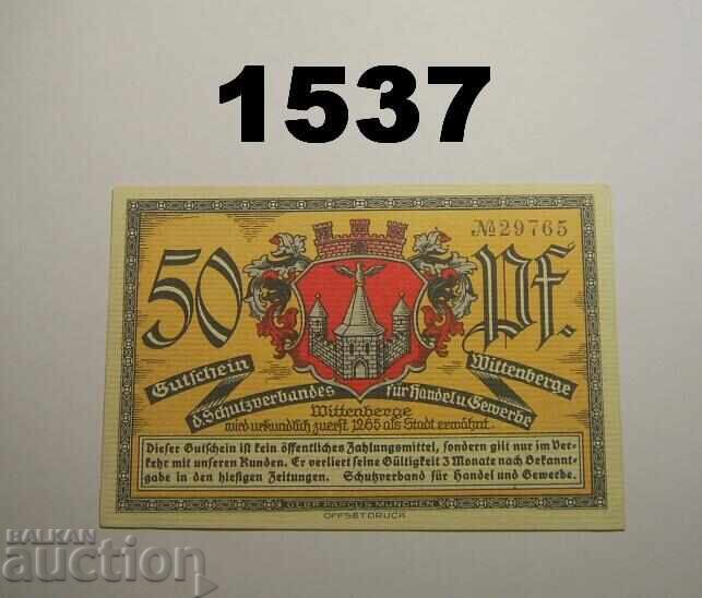 Βίτενμπεργκε 50 πφέννιχ 1921 Γερμανία