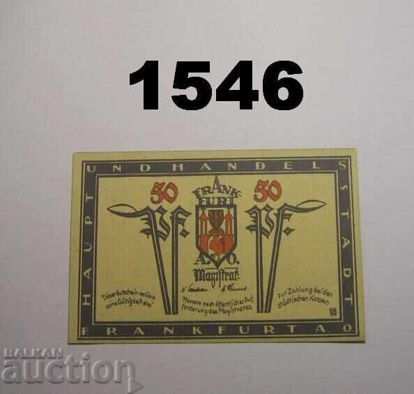 Frankfurt a. d. Oder 50 pfennig 1922 Германия