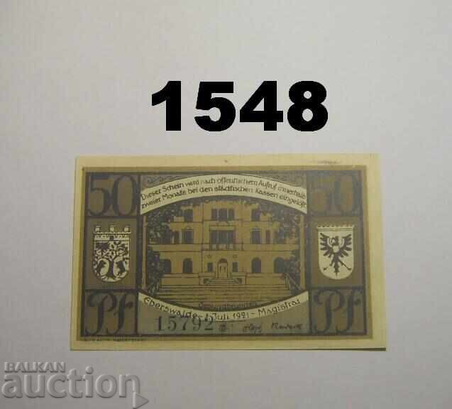 Eberswalde 50 pfennig 1921 Германия Eberswalde 50 pfennig 1921 Германия