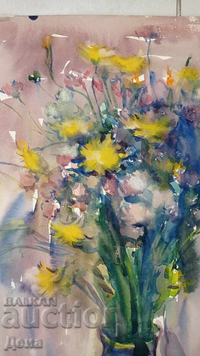 Auction  Georgi Kyoseiliev watercolor