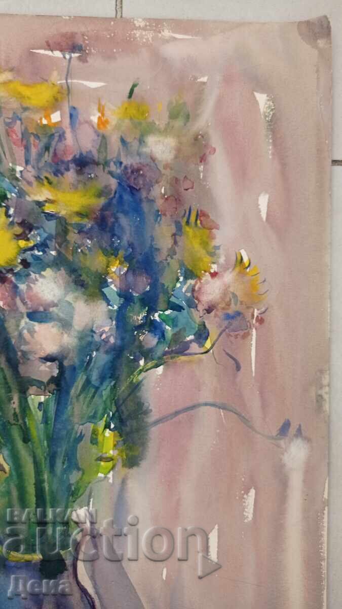 Delivery of Georgi Kyoseiliev watercolor