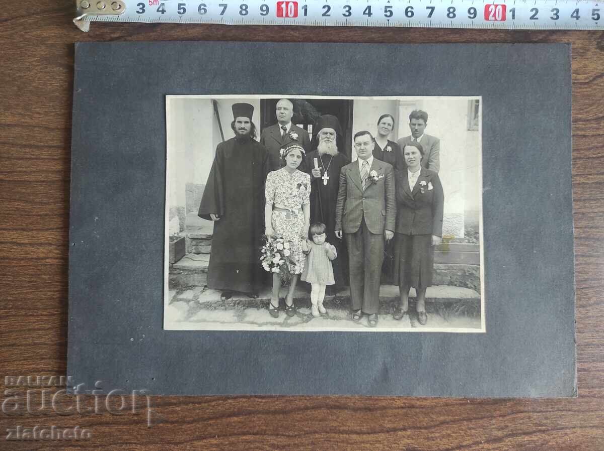 Παλιό φωτογραφικό χαρτόνι Βασίλειο της Βουλγαρίας