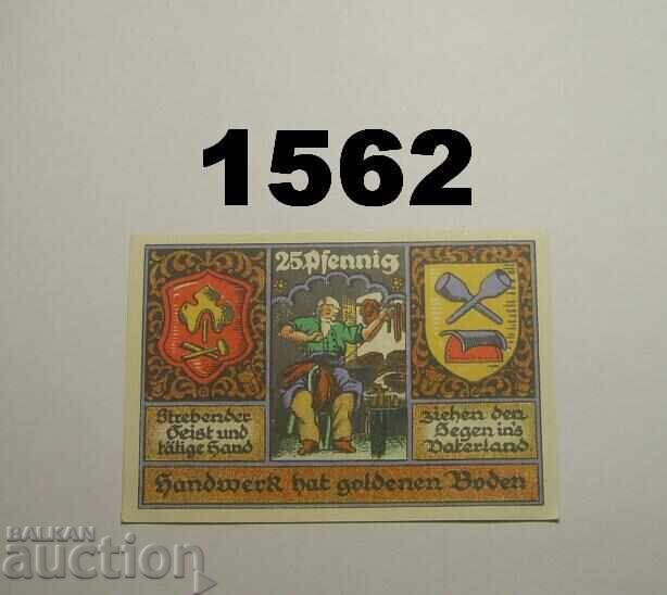 Stolzenau 25 pfennig 1921 Germany with price 2.50 BGN | € 1.28