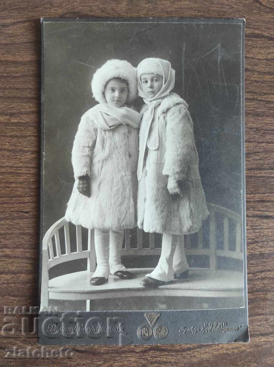 Παλιό φωτογραφικό χαρτόνι Βασίλειο της Βουλγαρίας με τιμή 15.00 BGN | € 7.67