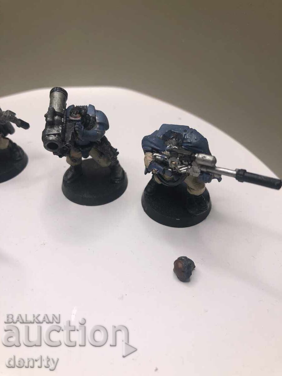 Δημοπρασία Warhammer 40k Space marines squad of scouts με sniper rifles