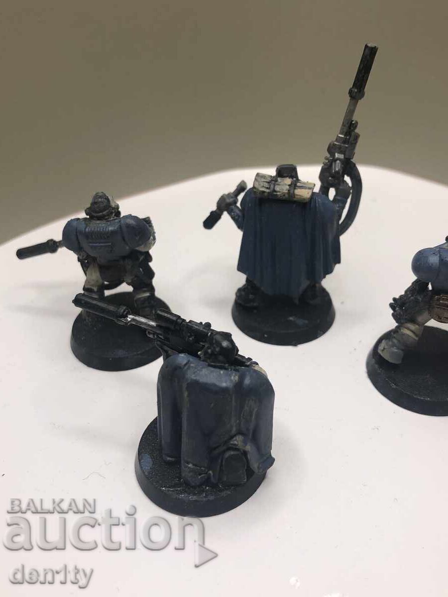 Warhammer 40k Space marines squad of scouts με sniper rifles - 5