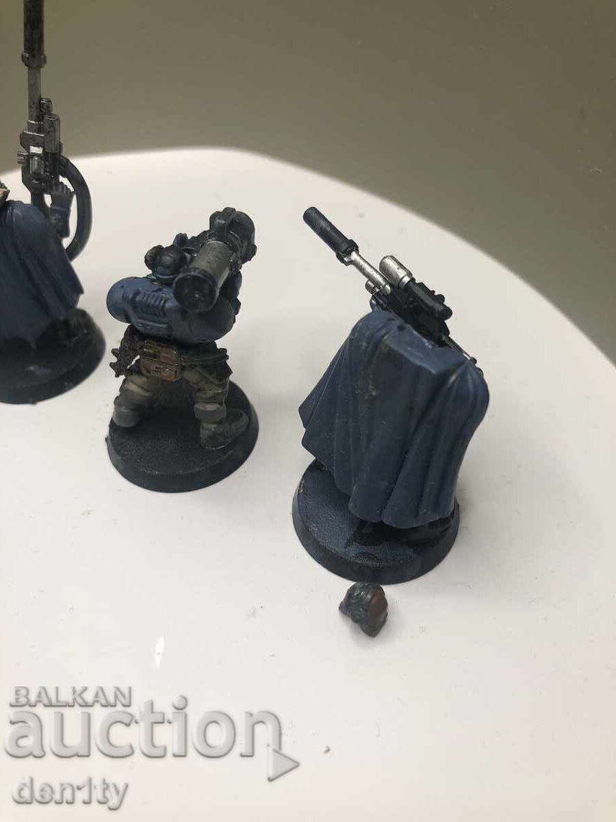 Warhammer 40k Space marines squad of scouts με sniper rifles - 6