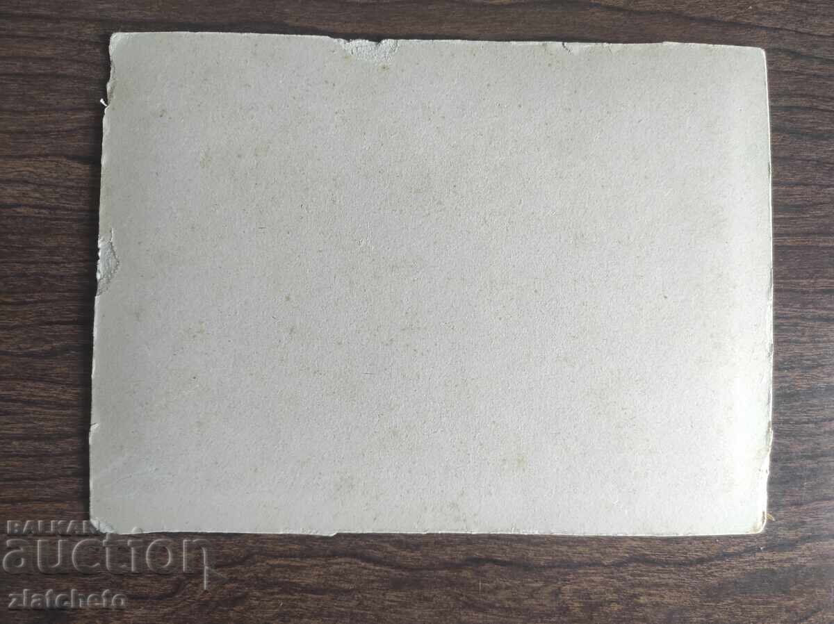 Licitație Vechi carton foto Regatul Bulgariei