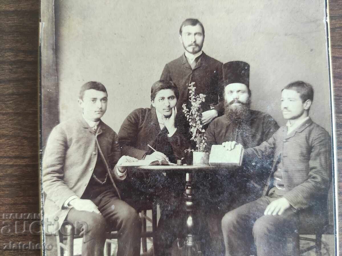 Аукцион Стара снимка картон Царство България Аукцион Стара снимка картон Царство България