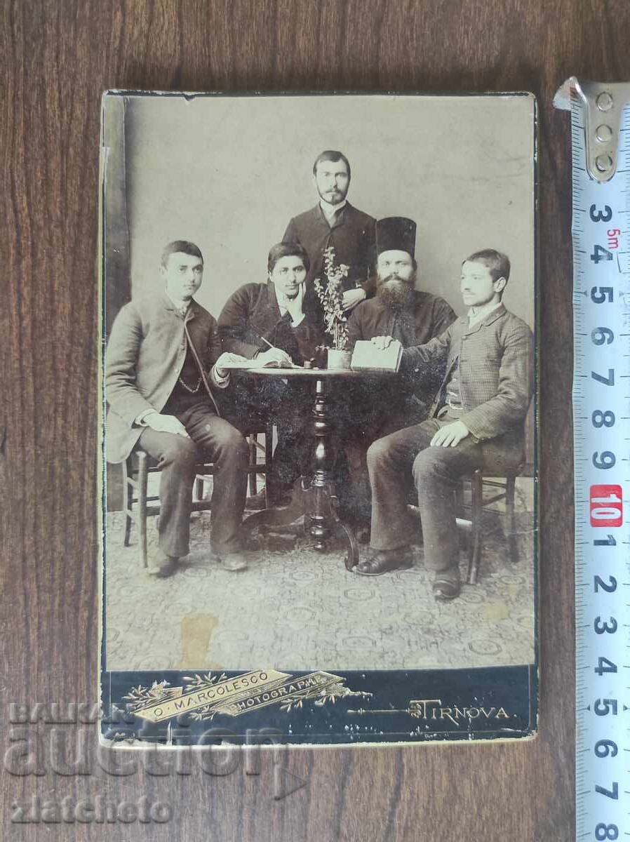 Стара снимка картон Царство България Стара снимка картон Царство България