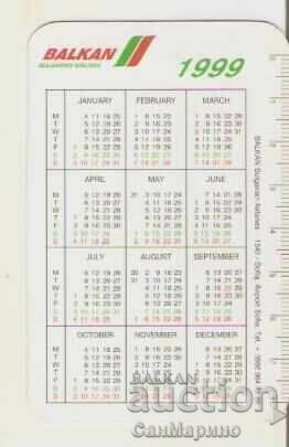 Ημερολόγιο BGA Balkan 1999 g με τιμή 3.00 BGN | € 1.53