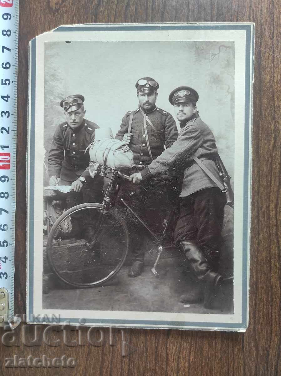 Old photo cardboard Kingdom of Bulgaria - Greeks