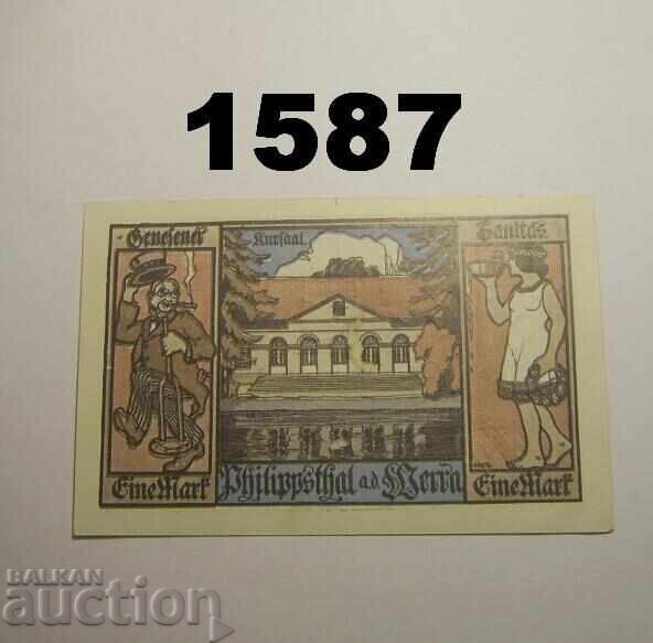 Φίλιππσταλ α. Βέρα 1 μάρκο 1921 Γερμανία