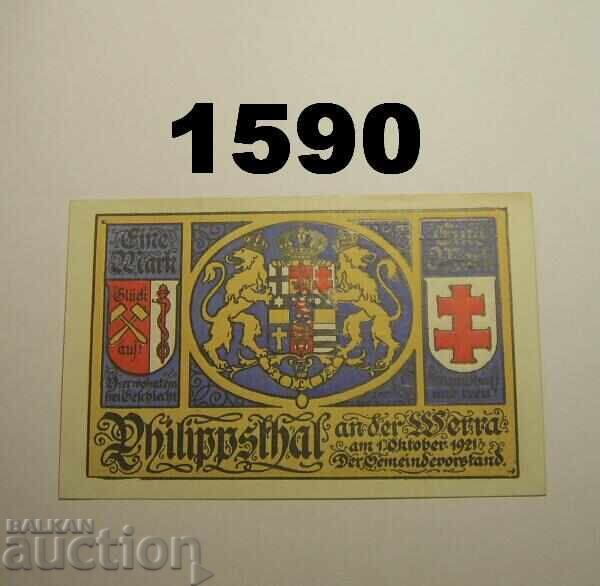 Φίλιππσταλ α. Βέρα 1 μάρκο 1921 Γερμανία με τιμή 2.50 BGN | € 1.28 Φίλιππσταλ α. Βέρα 1 μάρκο 1921 Γερμανία με τιμή 2.50 BGN | € 1.28