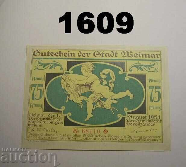Weimar 75 pfennig 1921 Germany