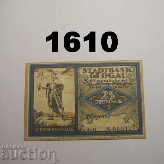 Glogau 25 pfennig 1922 Germany Glogau 25 pfennig 1922 Germany