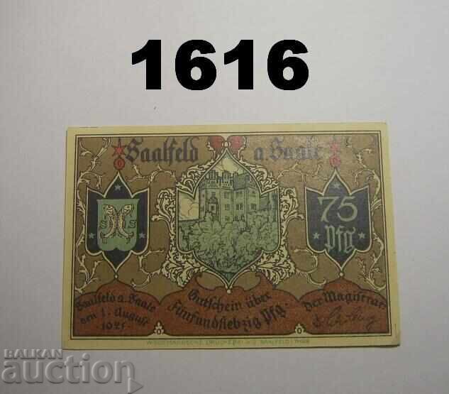Σάλφελντ 75 πφένιγκ 1921 Γερμανία με τιμή 2.50 BGN | € 1.28